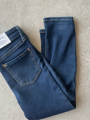 H&M kids' jeans new, slim fit, size 116, blue