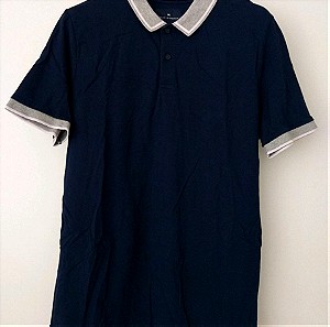 Blue Harbour Ανδρικό T-Shirt Κοντομάνικo Polo Μπλέ Σκούρο