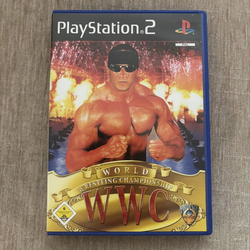 WWC World Wrestling Championship PlayStation 2 game used, English full
