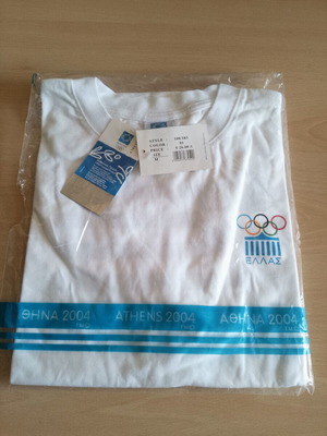 Athens 2004 συλλεκτική ανδρική φανέλα, μέγεθος Μ, καινούργια
