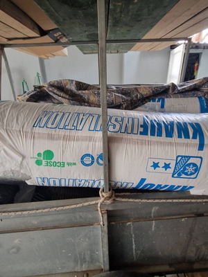 Knauf Insulation mineral wool rolls with aluminum new, 2 pieces, 36 sqm