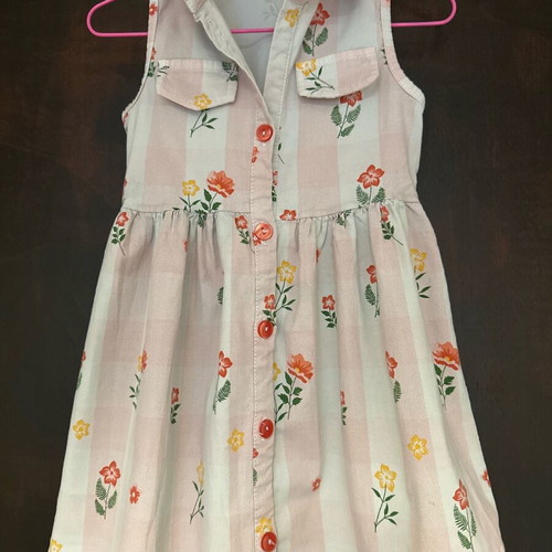 Civil summer dress like new, colorful, size 98 for 3 years old