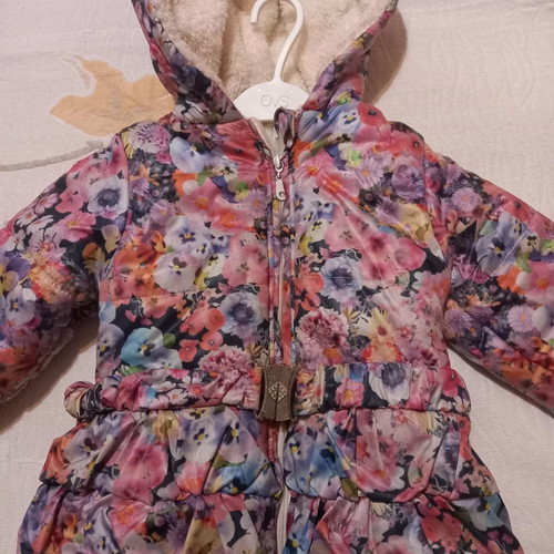 Evita jacket used No.4 for 104 cm height, colorful, warm