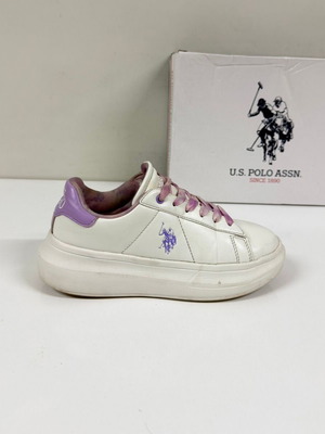 U.S. Polo Assn. Helis sneakers used, size 35, white