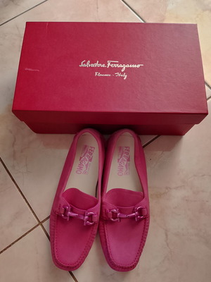 Ferragamo μπαλαρίνες ροζ σαν καινούργιο, μέγεθος 36