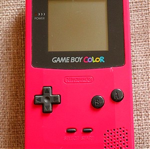 Nintendo Game Boy Color 1998 CGB-001 Pink Handheld System