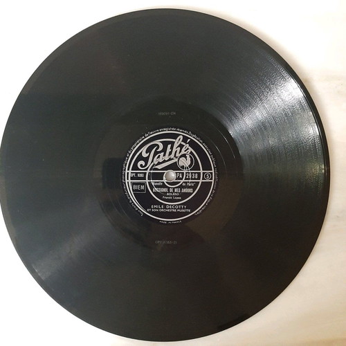 Latin 78 rpm record by Emile Gotty used, Bolero and Paso Doble