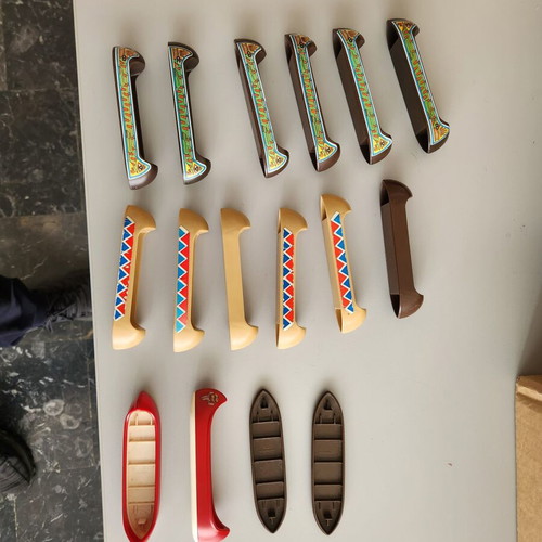 Playmobil kayak and canoes used, Indians