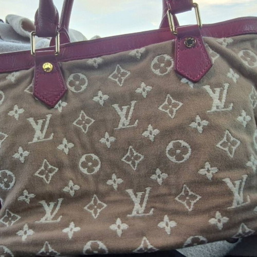 Louis Vuitton Limited Edition Monogram Sabbia Cabas MM bag like new, beige pink