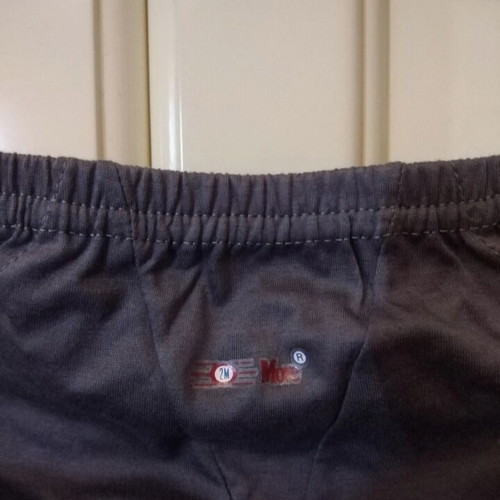 More men's briefs pack of 2, new, cotton, size L, blue and gray