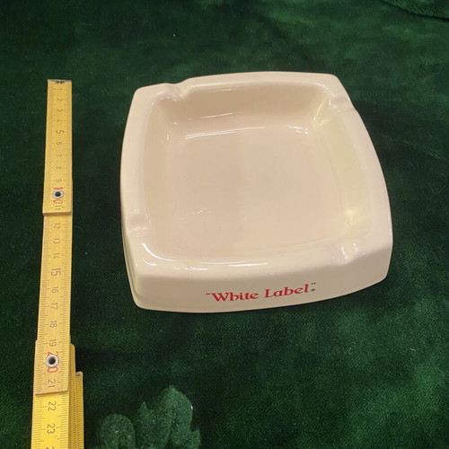 Dewars White Label Advertising Ashtray like new