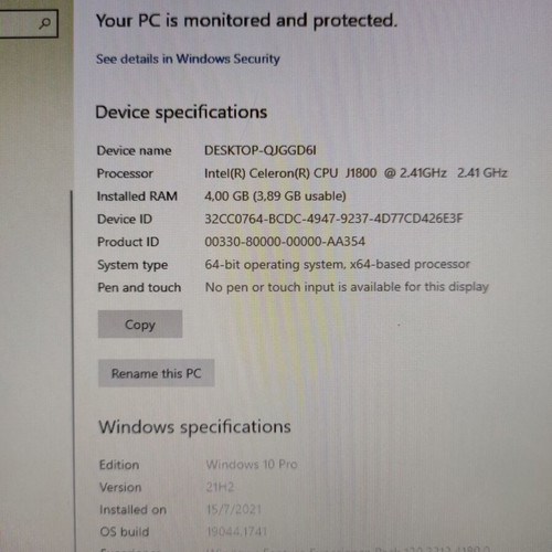 Lenovo C260 All-in-One like new, ideal for students and beginners