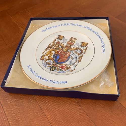 Wood & Sons Collectible Plate Royal Wedding 1981 Memorabilia