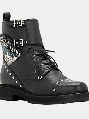 Fendi biker boots black size 39 like new