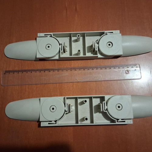 Bases for PC tower case like new, plastic, set of 2 pieces