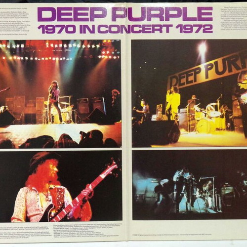Deep Purple In Concert 2LP new, rock