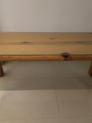 Wooden coffee table like new 92×42×40 cm