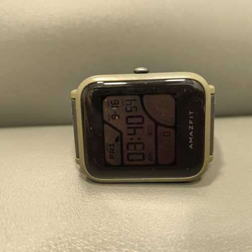 Amazfit Bip First Edition used, minimal design, green
