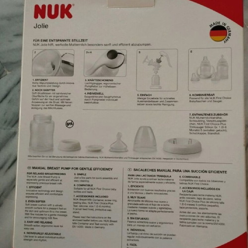 Nuk manual breast pump like new
