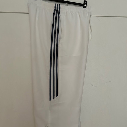 Adidas unisex white windbreaker tracksuit XL like new