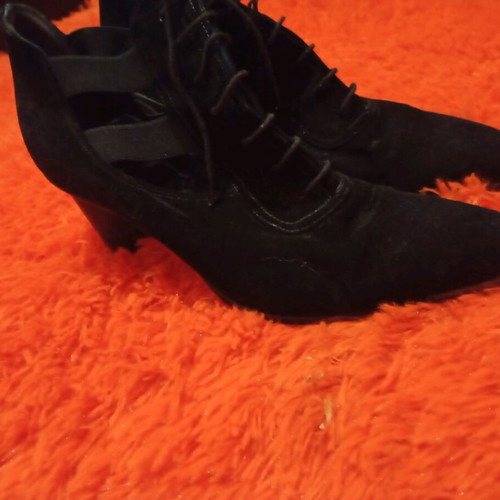 Cesare Pagiotti heels like new, black, size 38.5
