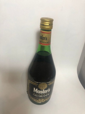 Old Brandy Masters brandy vintage 1980s sealed 0.75L