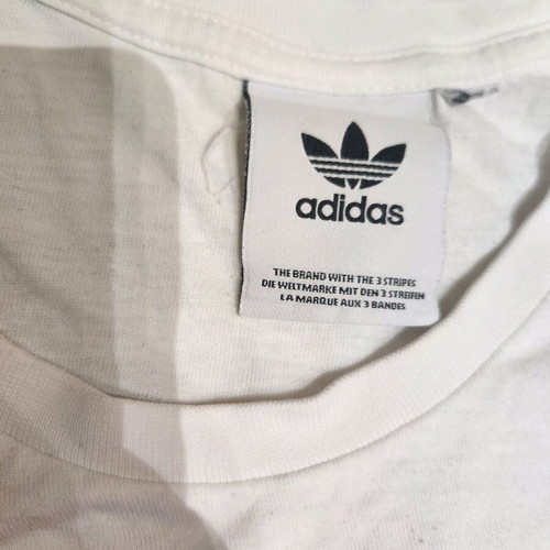 Adidas original retro t-shirt like new, size M-L, white
