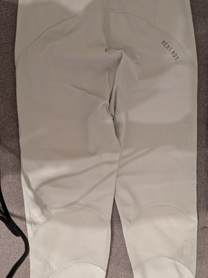 Adidas sports leggings size L like new, green and white