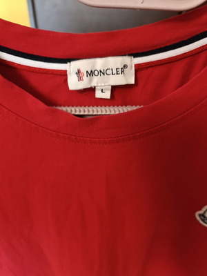 Moncler men's blouse new, red, size L
