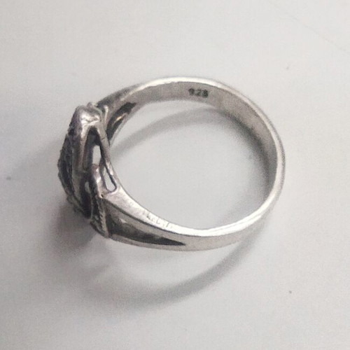 Silver ring size 58 used with 925 stamp