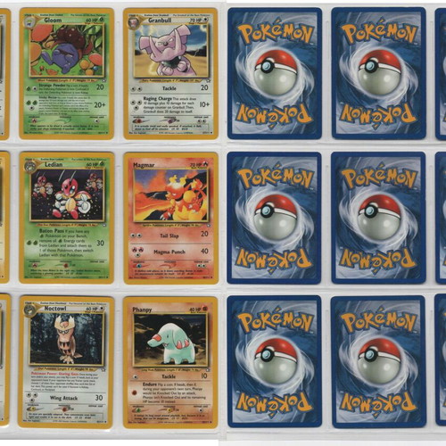Pokemon Neo Genesis Unlimited Common & Uncommon Set 73 Cards used