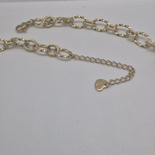 Handmade necklace stainless steel gold color new