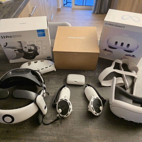 Meta Quest 3 VR headset 512GB with S3 Pro head strap