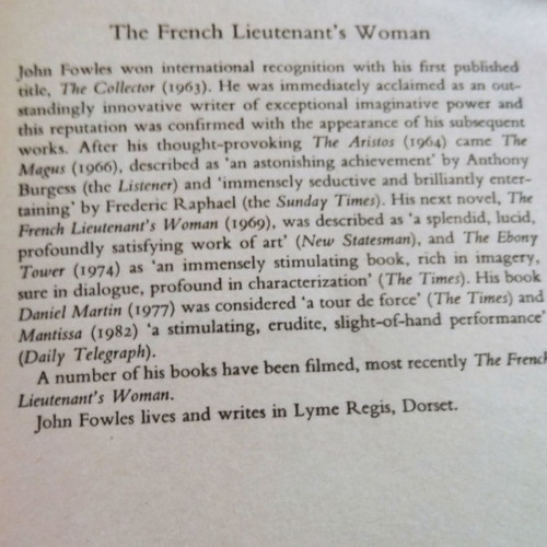 The French Lieutenant's Woman used book in Greek