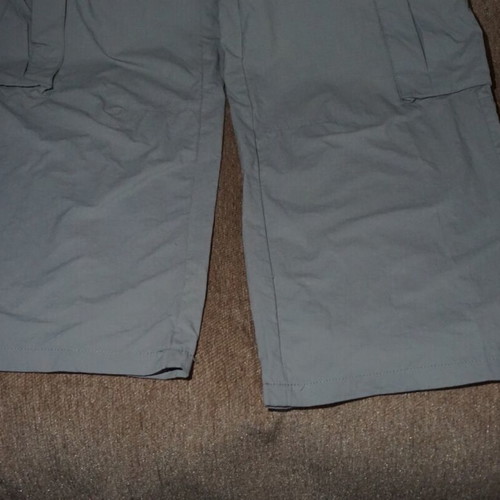 Gray women's cargo pants Bershka like new, wide fit, size S