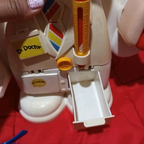 Dr Doctor vintage toy 1988 used with medical accessories