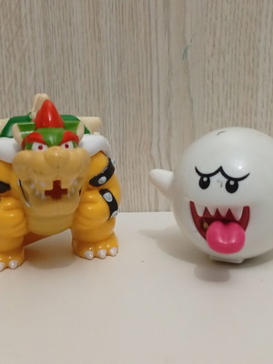 Official Nintendo McDonald's Super Mario Boo & Bowser figure set