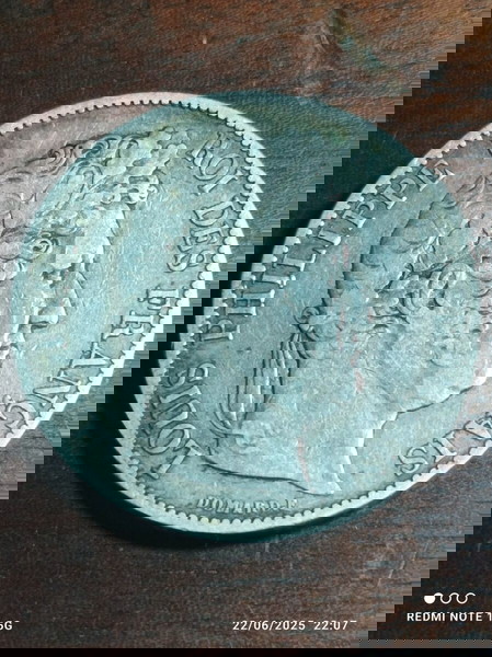 5 ФРАНКА 1845 СРЕБРО