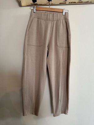Philosophy Wear knitted pants like new, size S, gray and beige