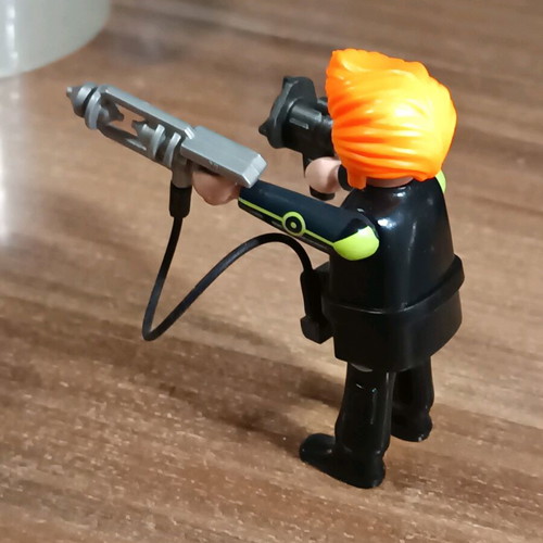Playmobil ghost and alien hunter used