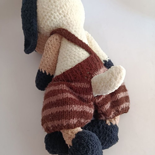 Handmade Amigurumi Dog 40 cm like new