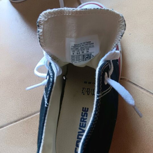Converse shoes with internal heel like new, size 39, black