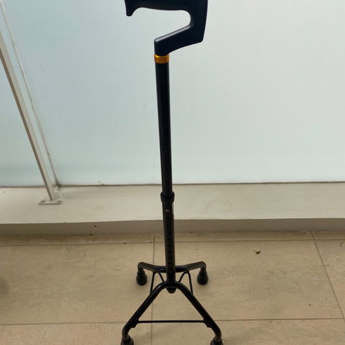 Tetrapod cane walking stick used, aluminum AC-261 alpacare
