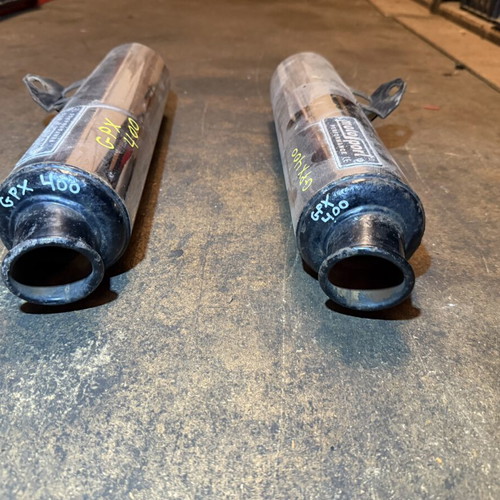 Moto Sport Performance exhaust ends pair for Kawasaki GPX 400