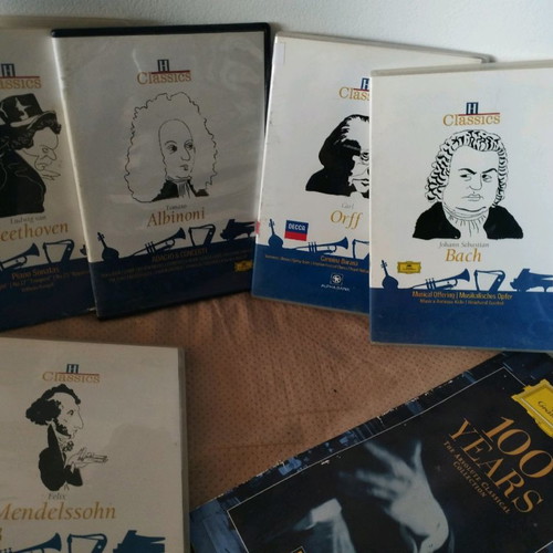 Classical music 5 CDs used with booklet