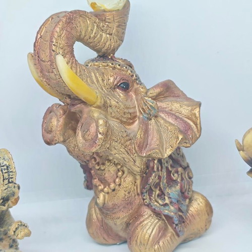 Collection of vintage aesthetic decorative elephants like new