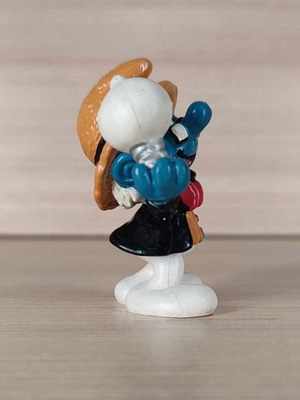 Φιγούρα Στρουμφάκι Thomas Edison μεταχειρισμένη, Schleich Peyo 1984