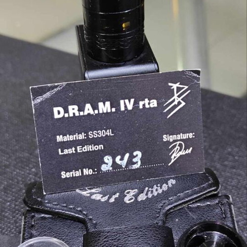 Dram IV RTA by K-C Mods like new, black