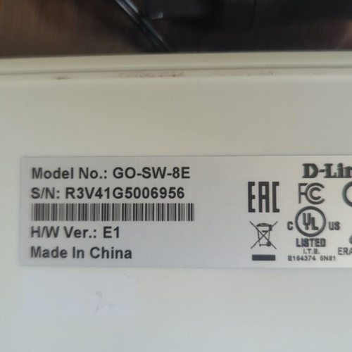 Network Switch D-Link GO-SW-8E μεταχειρισμένο, 8 θύρες Fast Ethernet