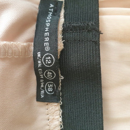 Maxi skirt like new, soft pink with elastic waist